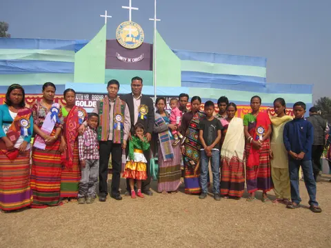 Koch Baptist Fellowship From Meghalaya during Golden Jubilee celebration of RBCWF, Debitola